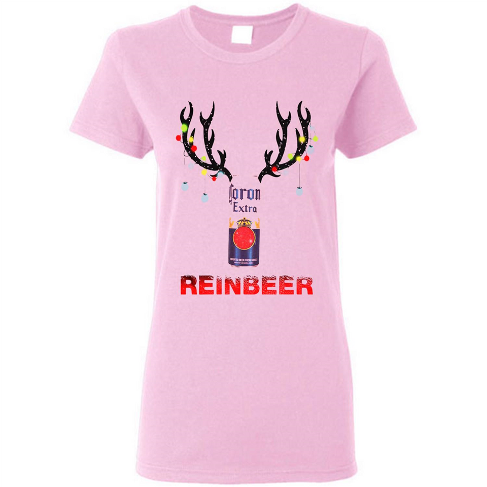 Corona Extra reinbeer Christmas - Ladies Short-Sleeve