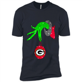 GRINCH HAND HOLDING GREEN BAY PACKERS GLITTER CHRISTMAS PINGPONG