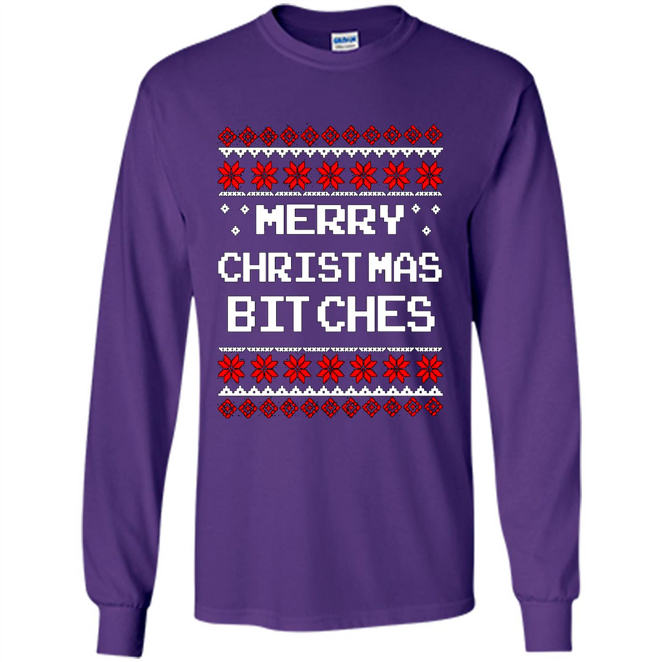 Merry Christmas Bitches ugly sweatshirt PINGPONG