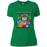 Meowy Christmas Ugly Funny Cats Lover PINGPONG