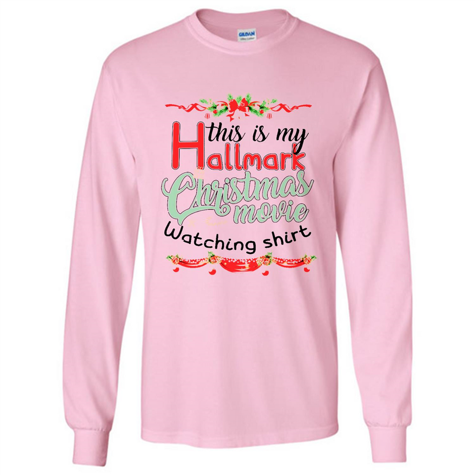 This My Movies Hallmark-Christmas Loves Is T-Shirt - Long Sleeve T-Shirt