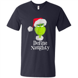 Santa Grinch Define Naughty Christmas Sweatshirt - Men's V-Neck