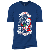 Christmas Shirt, Santa Nice Or Naughty Xmas - Premium Short Sleeve T-Shirt