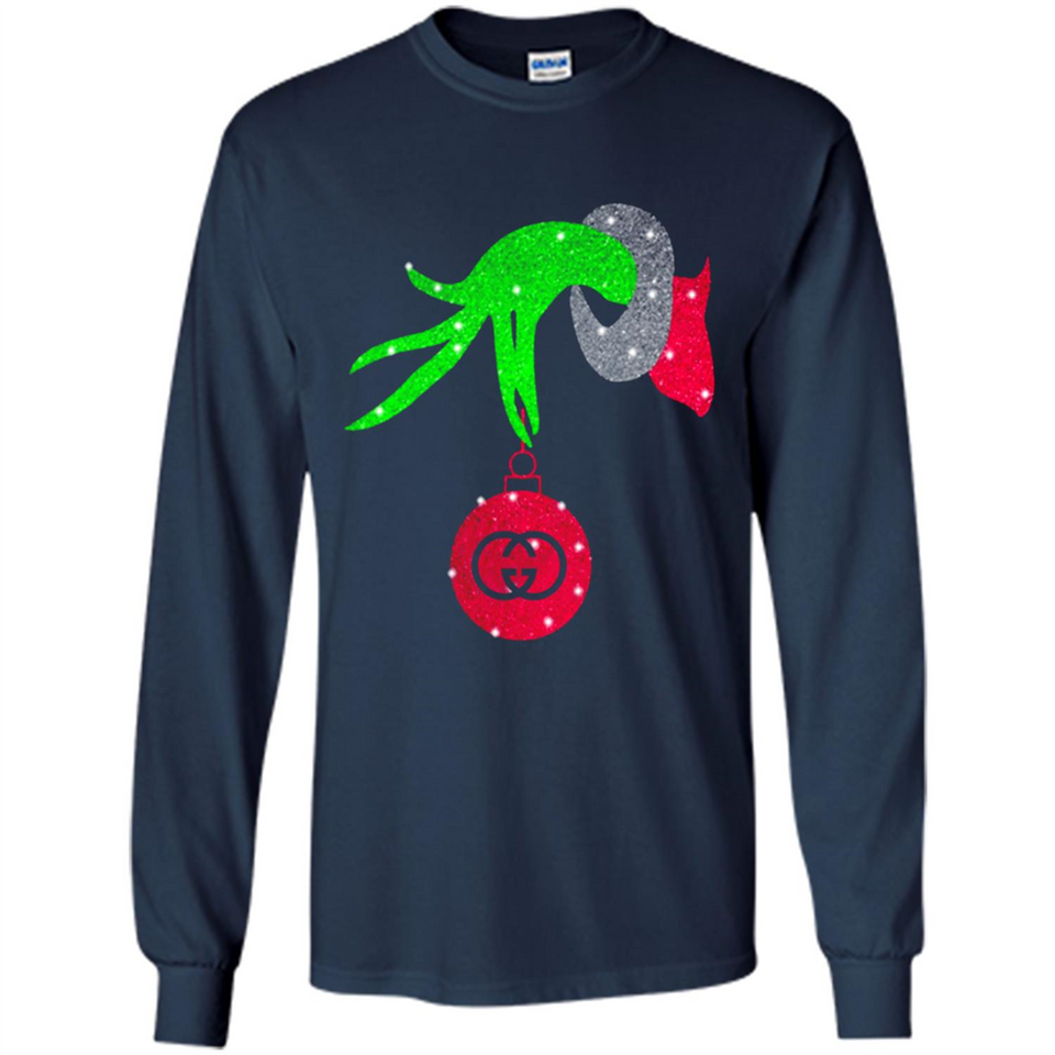 Grinch hand holding logo Gucci PING PONG