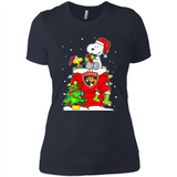 Florida Panthers Snoopy Ugly Christmas Sweaters - Ladies' Boyfriend T-Shirt