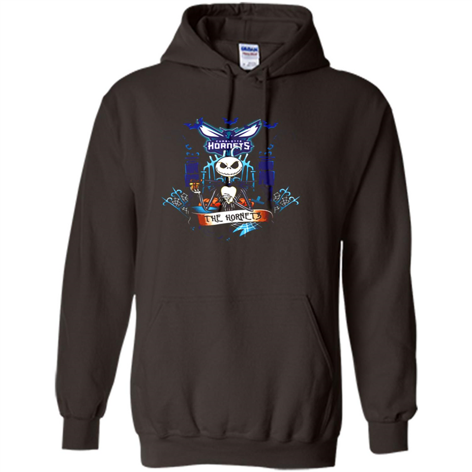 Charlotte Hornets Halloween The Nightmare Before Christmas - Hoodie