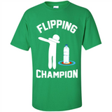 Water Bottle Flipping Tshirt Dabbing Flipping Champion - Shirt