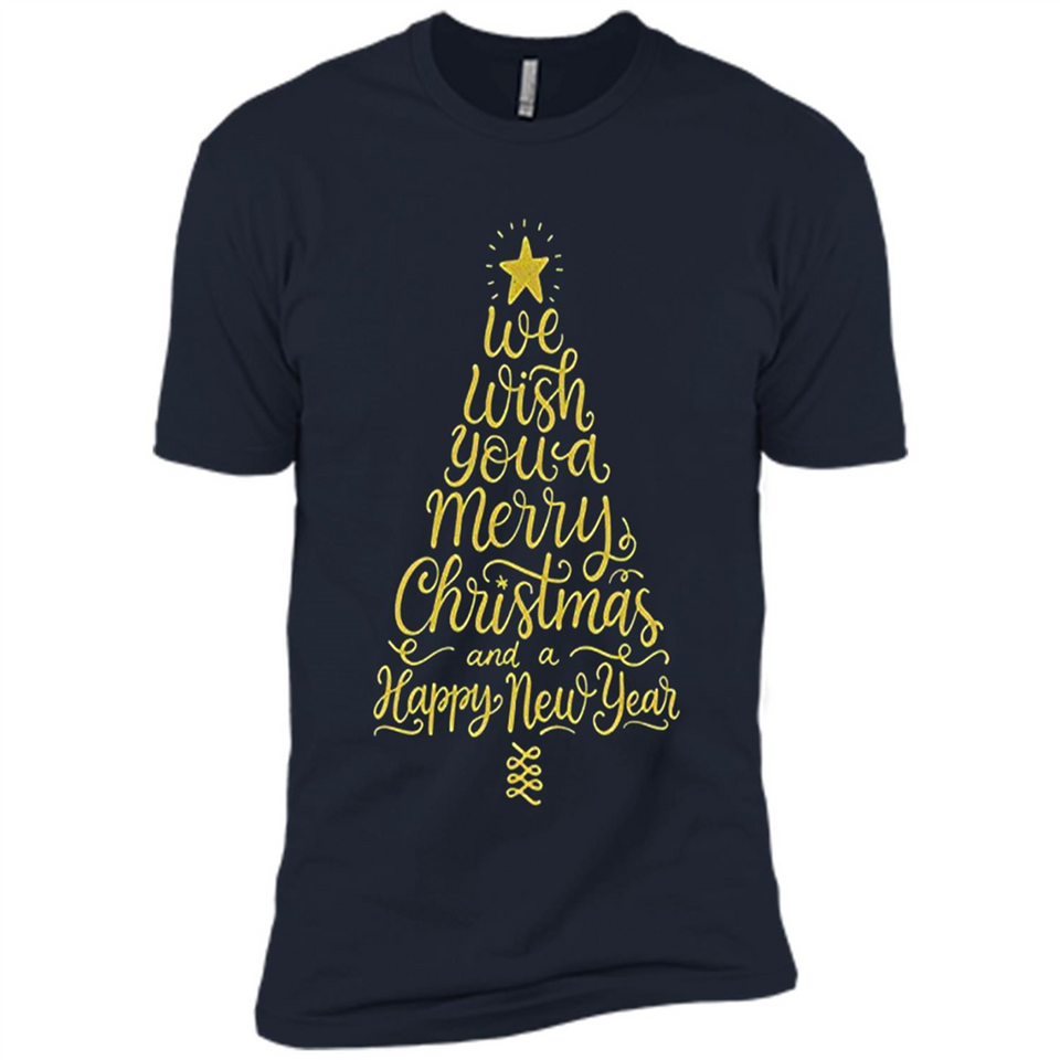 Christmas Tree T-Shirt Funny Mery Christmas Gift Idea - Premium Short Sleeve T-Shirt