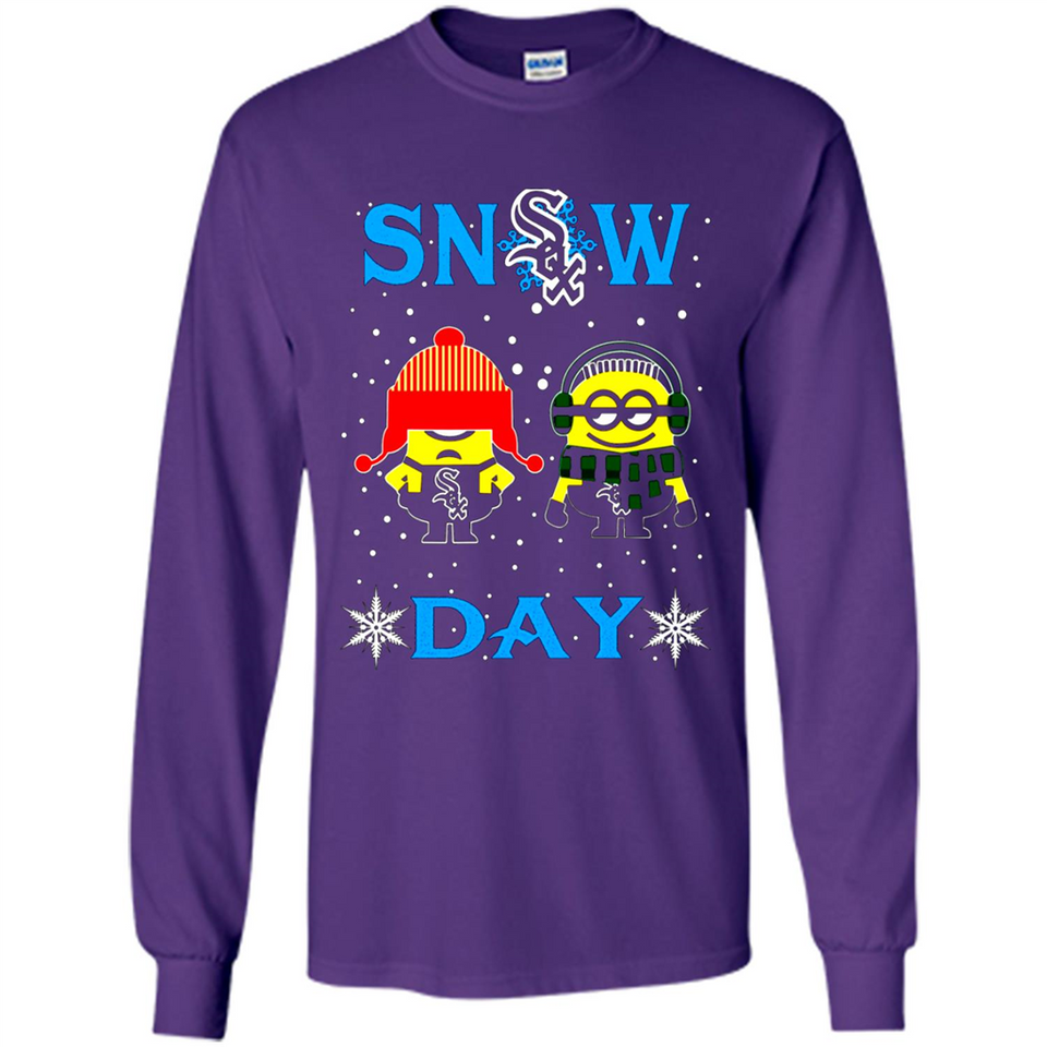Snow Day Shirt For Chicago White Sox Vs Minion Fans pingpong