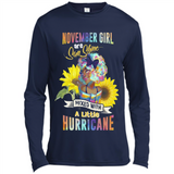 November Girls Sunflower - Canvas Long Sleeve T-Shirt