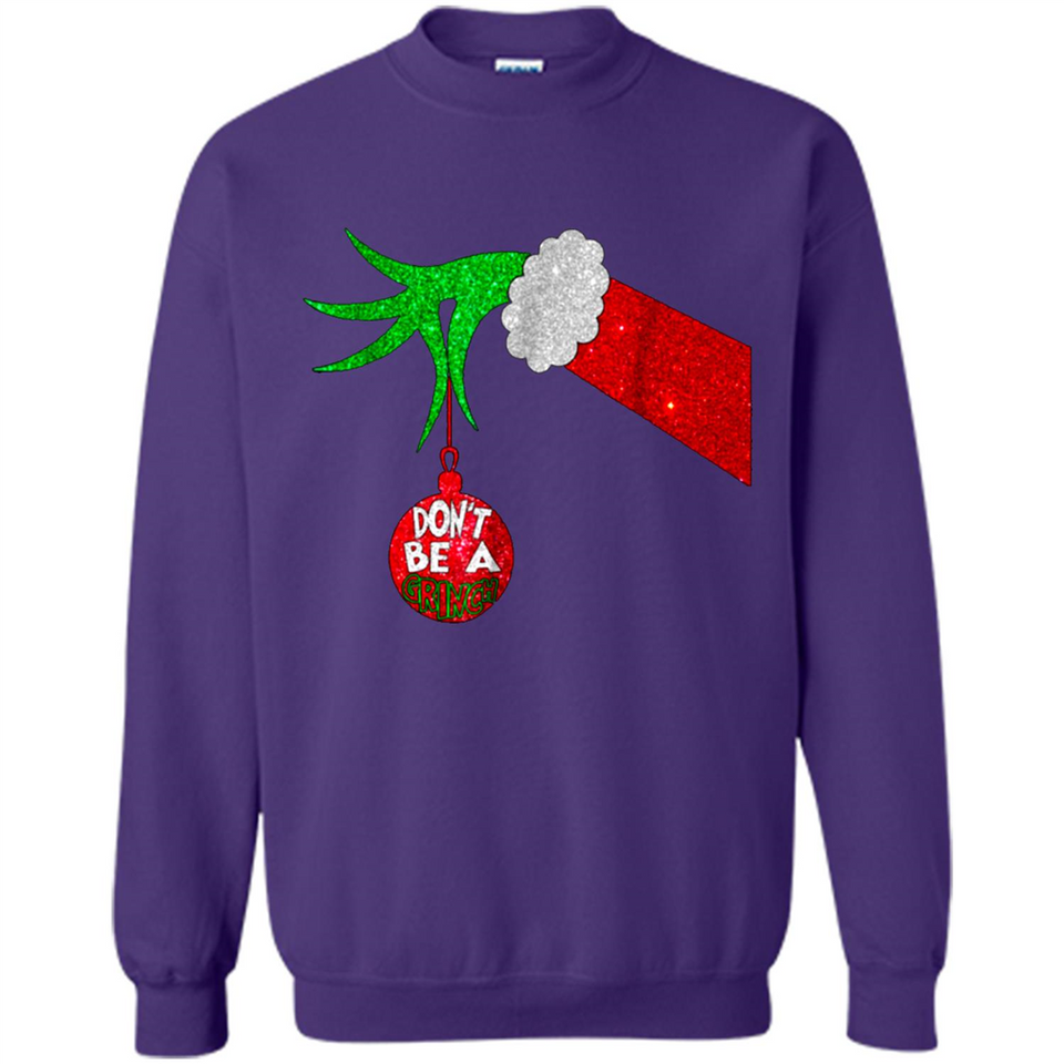 GRINCH HAND HOLDING CHRISTMAS ORNAMENT - DON'T BE A GRINCH PINGPONG