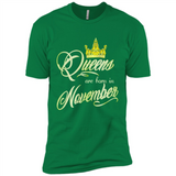 Queens Are Born In November Golden T-Shirt