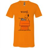 Snoopy Word - Canvas Unisex V-Neck