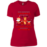 Never Underestimate An October Woman Watches Hallmark Movies Sweatshirt PINGPONG