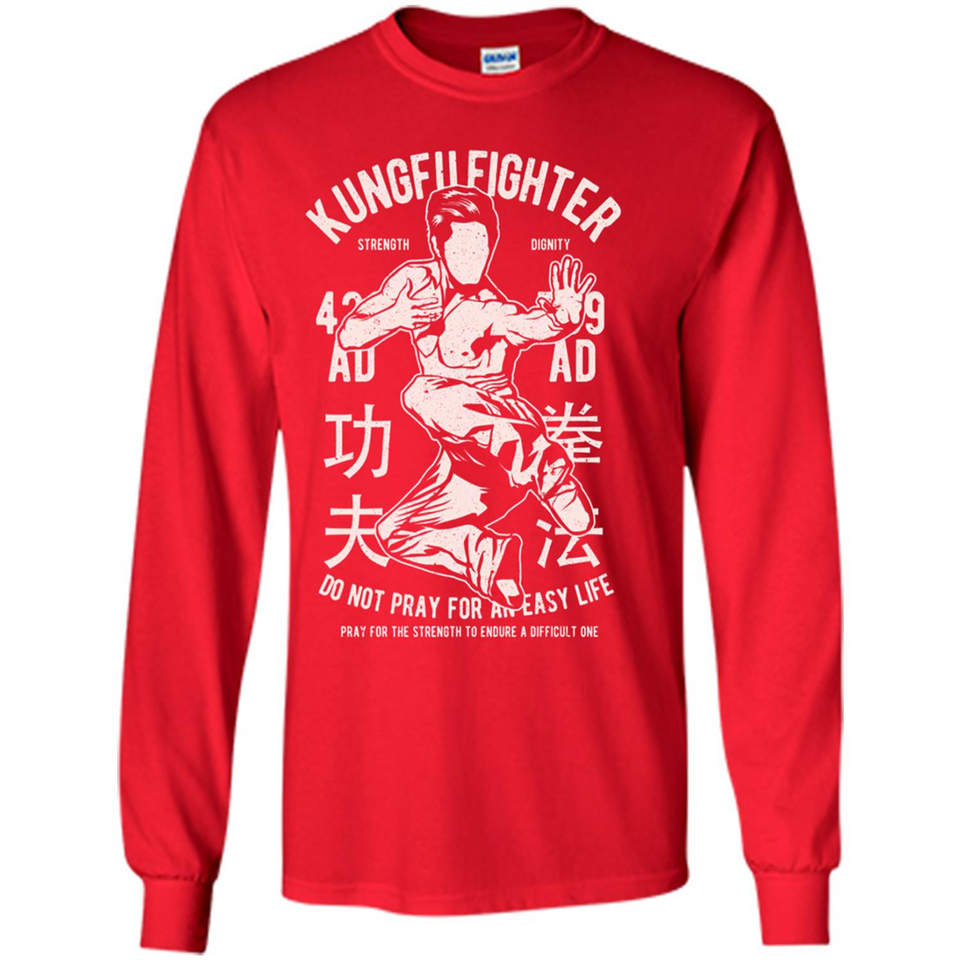 Kungfu Martial Arts Fight Apparel - Long Sleeve T-Shirt