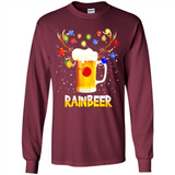Rainbeer Christmas Reindeer Beer Drinking