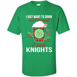 I Just Want To Drink Hot Chocolate & Watch UCF Knights Ugly Christmas Sweater PINGPONG