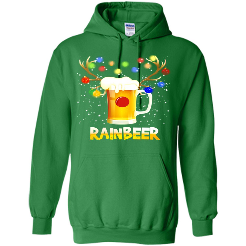 Rainbeer Christmas Reindeer Beer Drinking