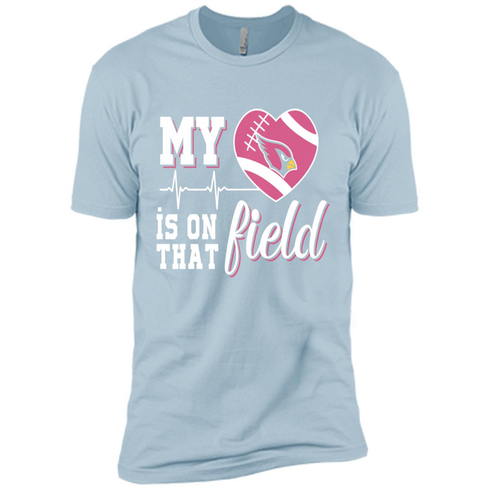 Arizona Cardinals Football My Heart is on that Field - Premium Short Sleeve T-Shirt