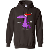 Funny Christmas Unicorn in Santa Hat - Hoodie