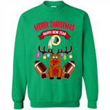 Washington Redskins NFL Reindeer Funny Merry Christmas And Happy New Year