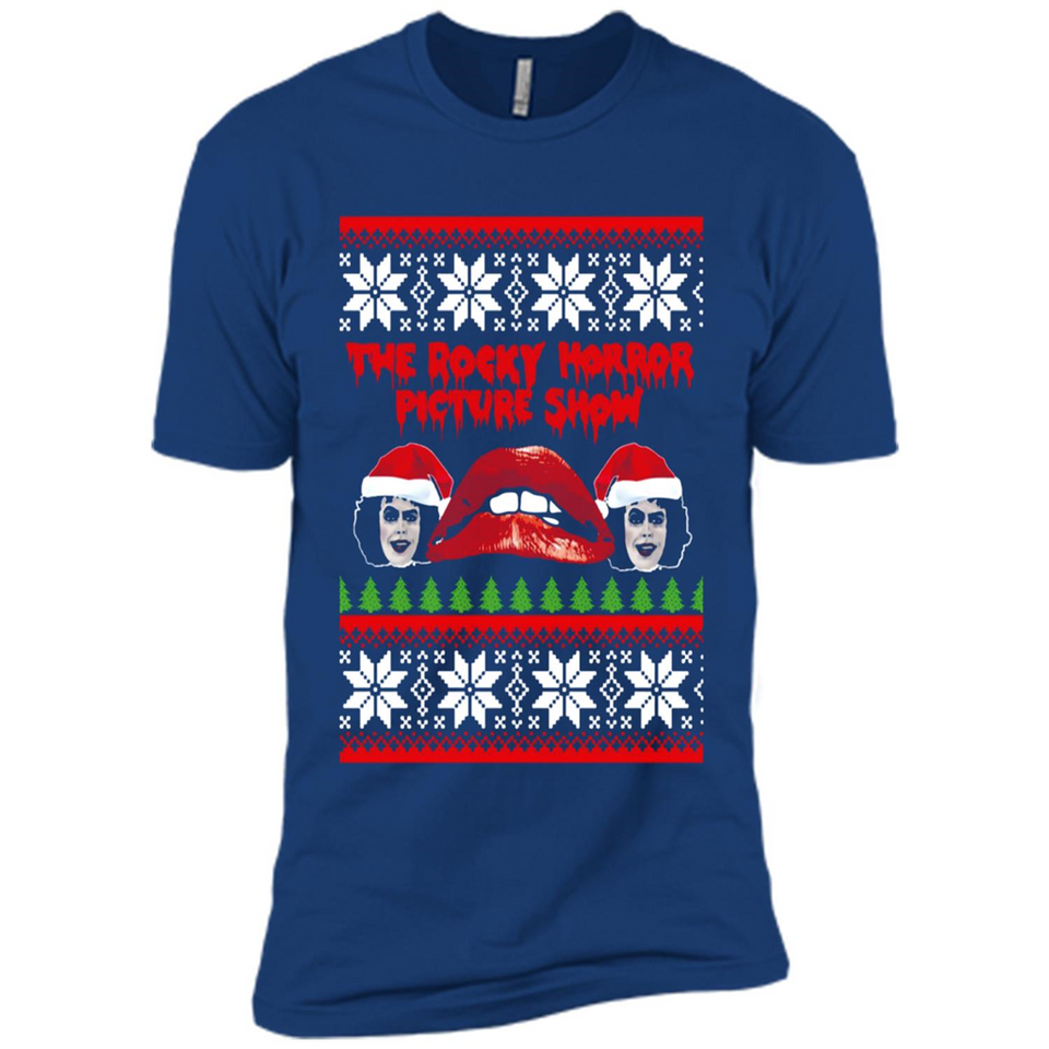 The Rocky Horror Picture Show Christmas sweater - Premium Short Sleeve T-Shirt
