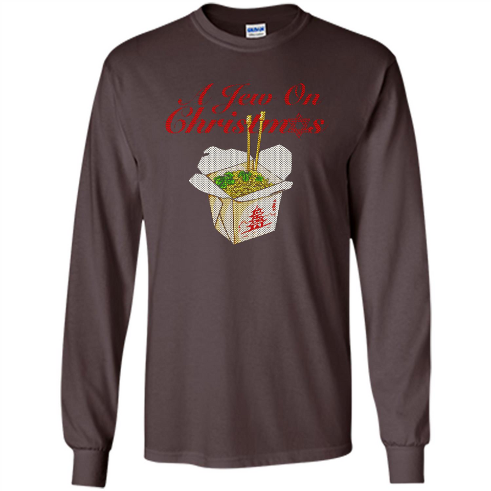 Christmas Ugly Sweater A Jew On Christmas - Long Sleeve T-Shirt