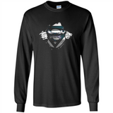 Charlotte Hornets And Superman Fans - Long Sleeve T-Shirt