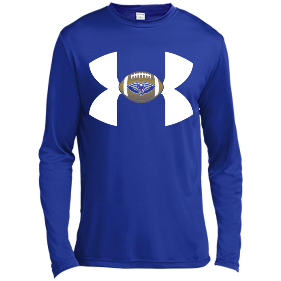 New Orleans Pelicans Under Armour Logo - Canvas Long Sleeve T-Shirt