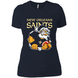 Grumpy Santa Claus New Orleans Saints Football Team PINGPONG