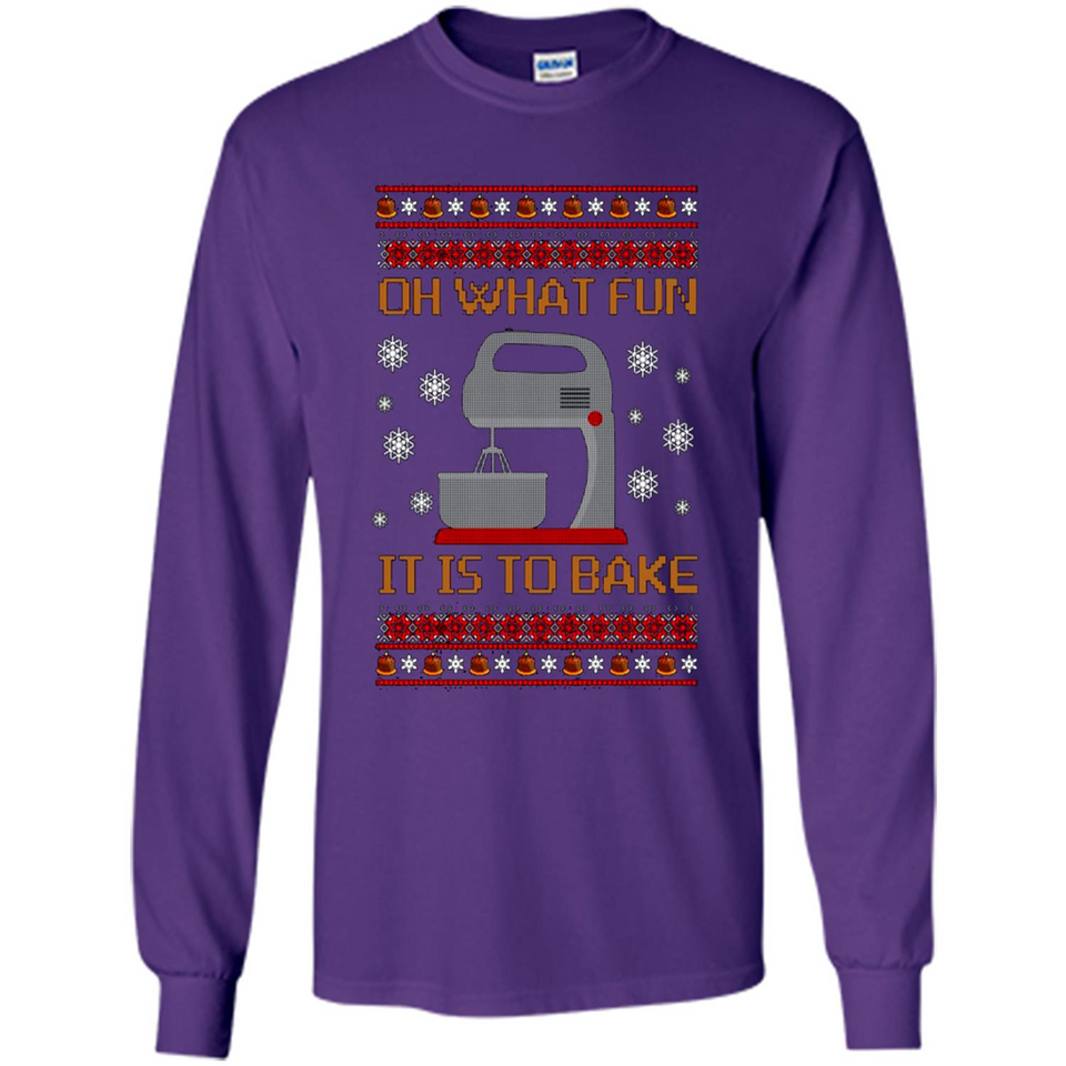 Oh What Fun It Is To Bake Ugly Christmas sweater Sweater PINGPONG