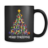Hairstylist Merry Christmas Hairstylist Scissors Christmas Tree PING PONG