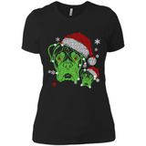 Boxer Dog diamond Christmas - Ladies' Boyfriend T-Shirt