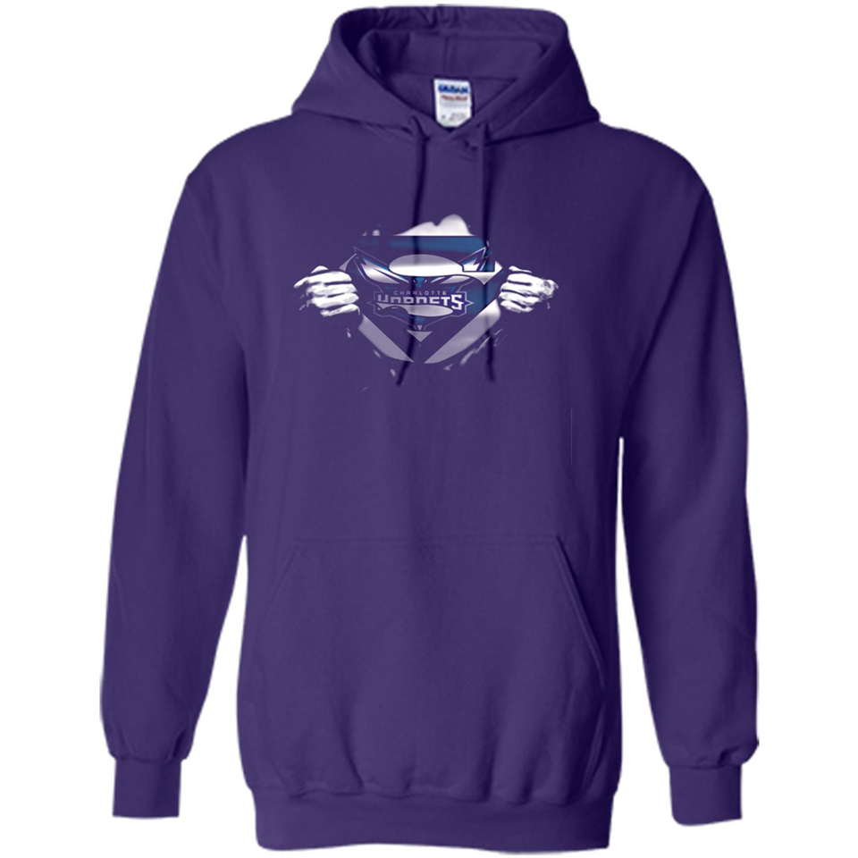 Charlotte Hornets And Superman Fans - Hoodie