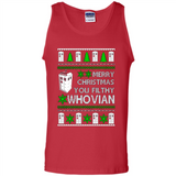 Merry Christmas You Filthy Whovian ugly sweater PINGPONG