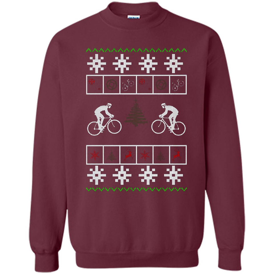 Christmas Ugly Sweater Cycling - Best Ugly Christmas Sweater - Sweatshirt