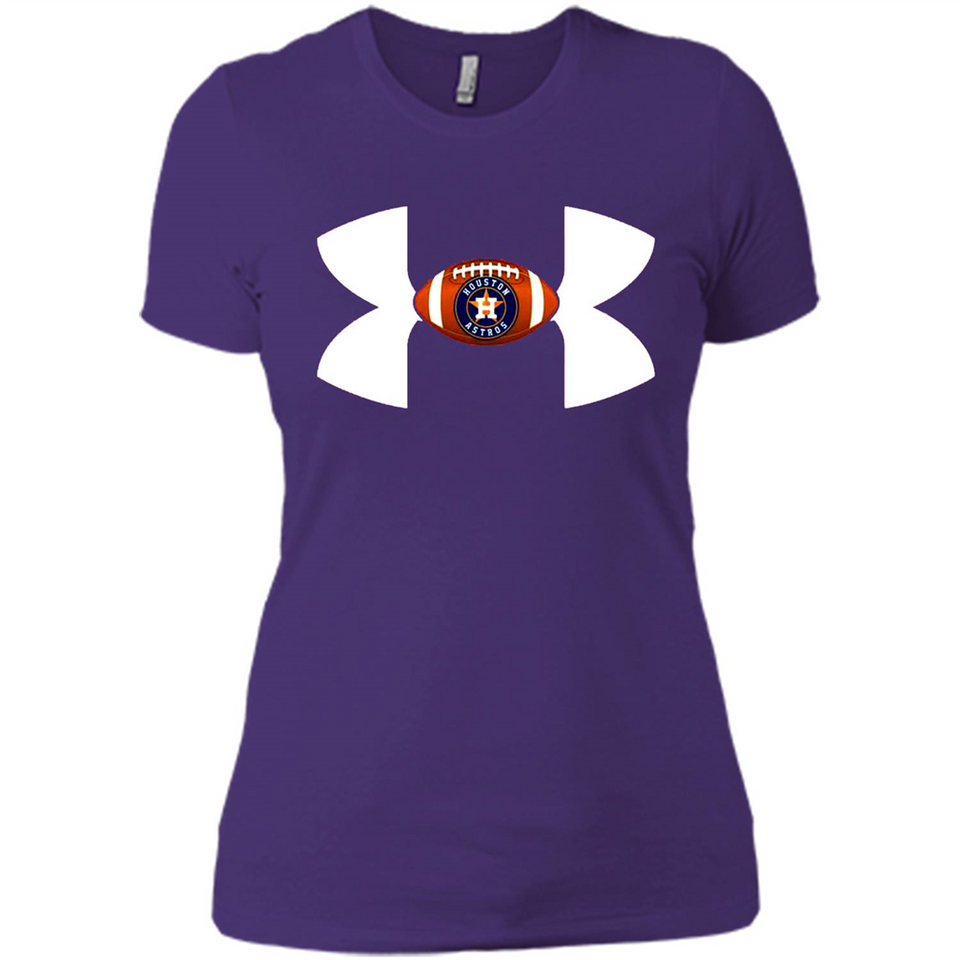 Houston Astros Under Armour Logo - Ladies' Boyfriend T-Shirt