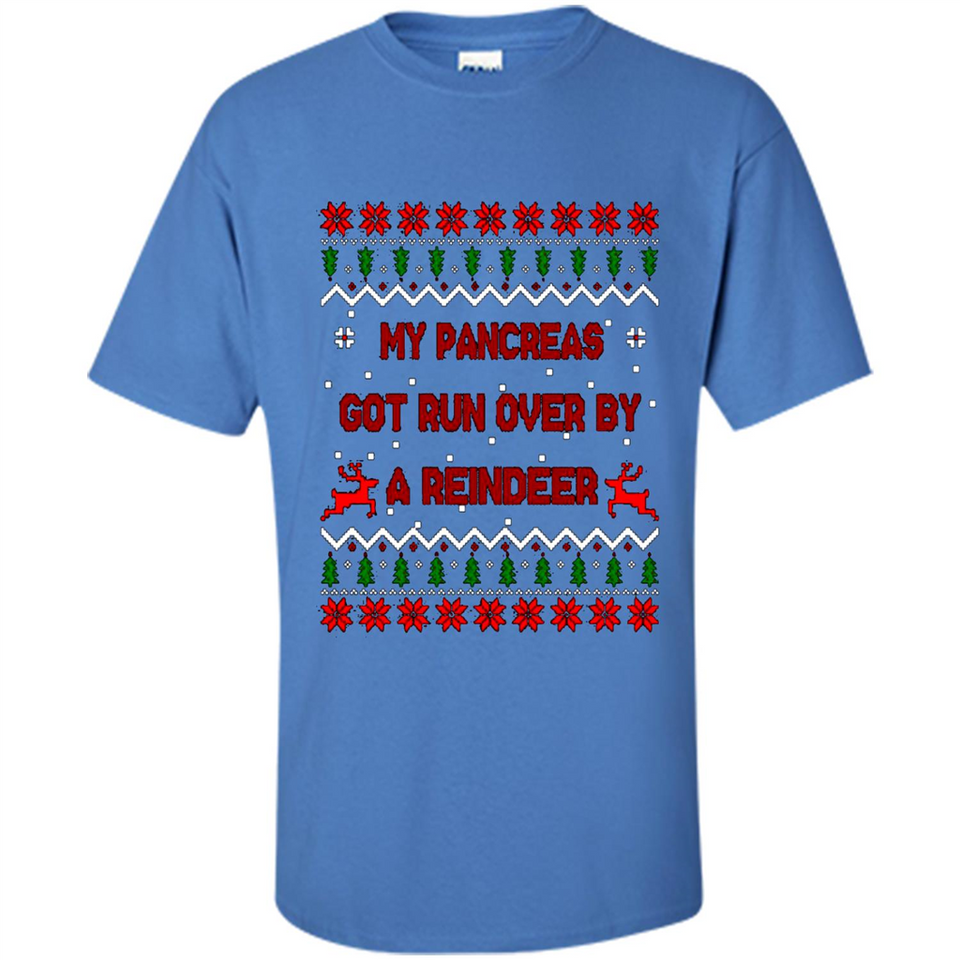 My Pancreas Got Run Over By A Reindeer Diabetes Christmas sweater PINGPONG