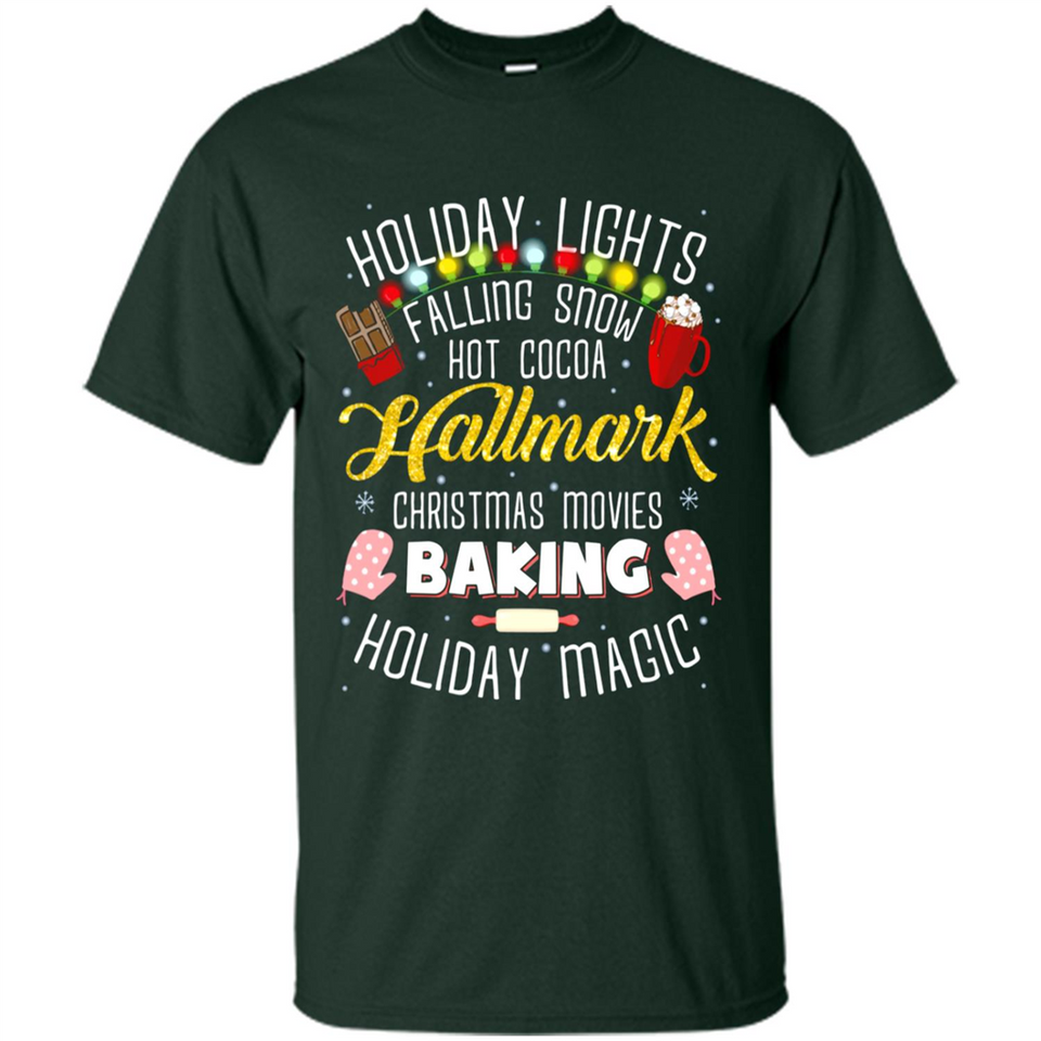 Holiday Lights Falling Snow Hot Cocoa Hallmark Christmas movie