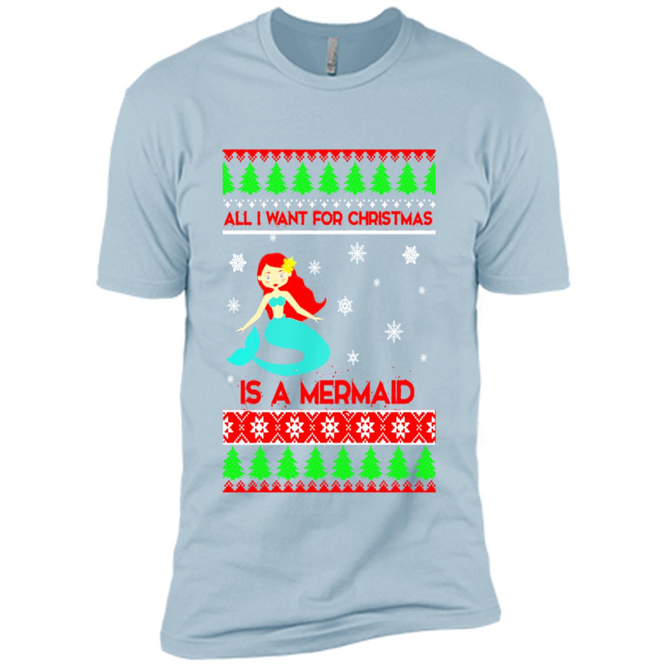 All I Want For Christmas Is A Mermaid ugly PINGPONG