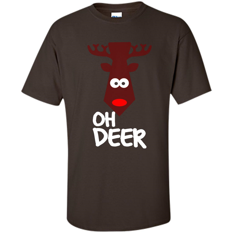 Oh Deer Christmas Reindeer Black mugs PINGPONG - Shirt