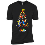 JOHN LENNON CHRISTMAS TREE - Premium Short Sleeve T-Shirt