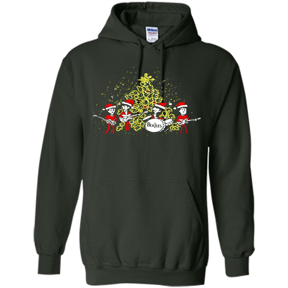 The Beatles chibi Christmas - Hoodie