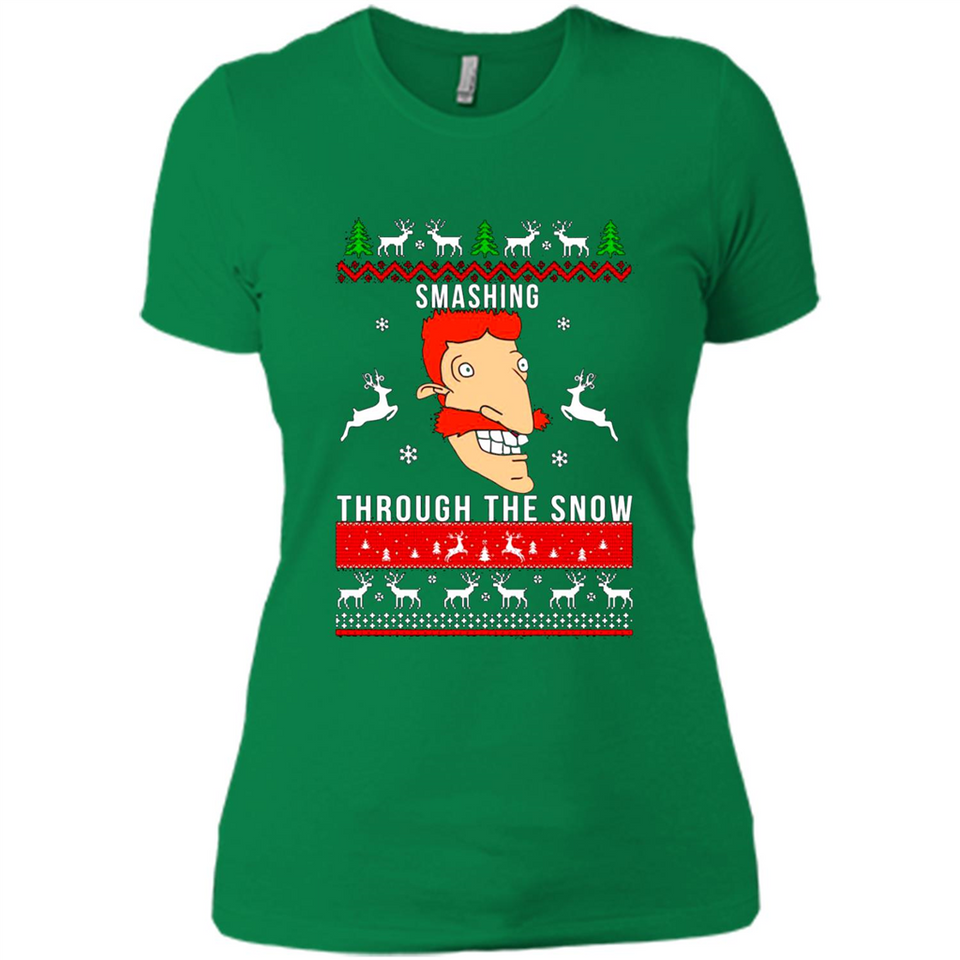 Nigel Thornberry Smashing through the snow Christmas sweatshirt PINGPONG