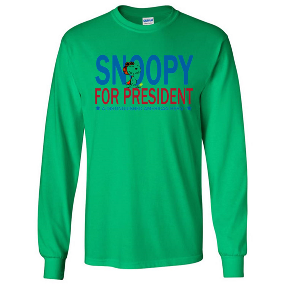 Snoopy for President - Long Sleeve T-Shirt