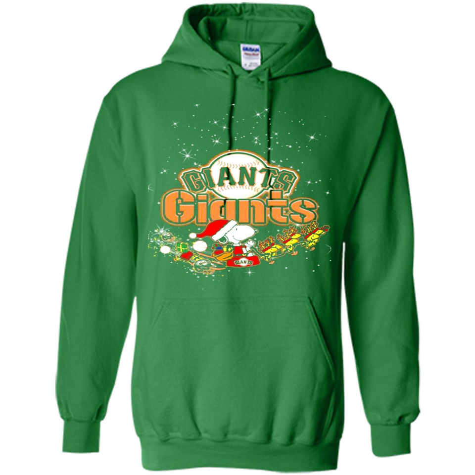 Snoopy Christmas San Francisco Giants - Hoodie