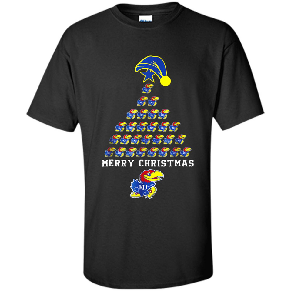 Perfect Kansas Jayhawks Christmas Tree PINGPONG