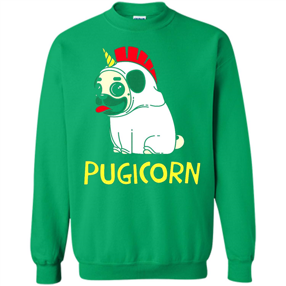 Pugicorn Pug Unicorn Funny Shirt PINGPONG - Sweatshirt
