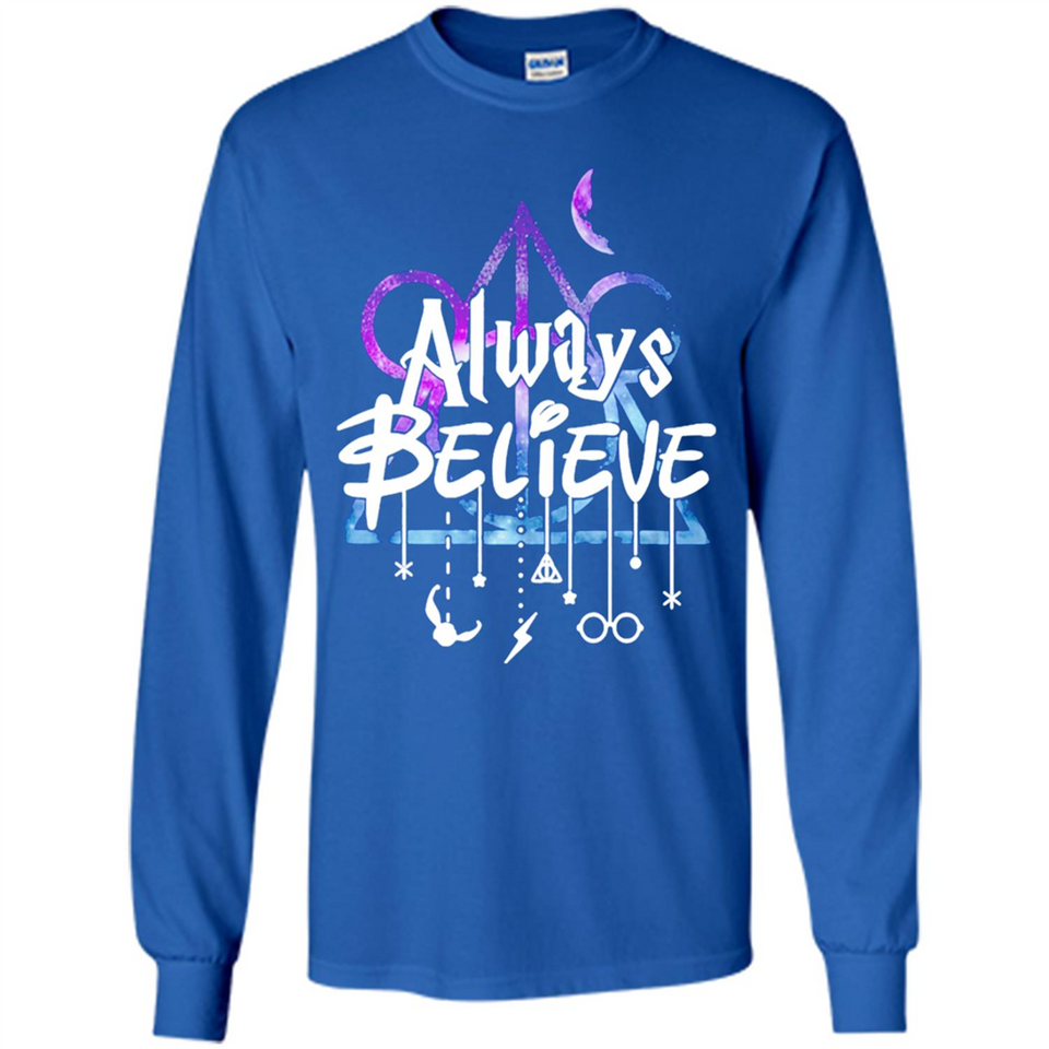 HIPPIE MOON MICKEY DEATHLY HALLOWS ALWAYS BELIEVE