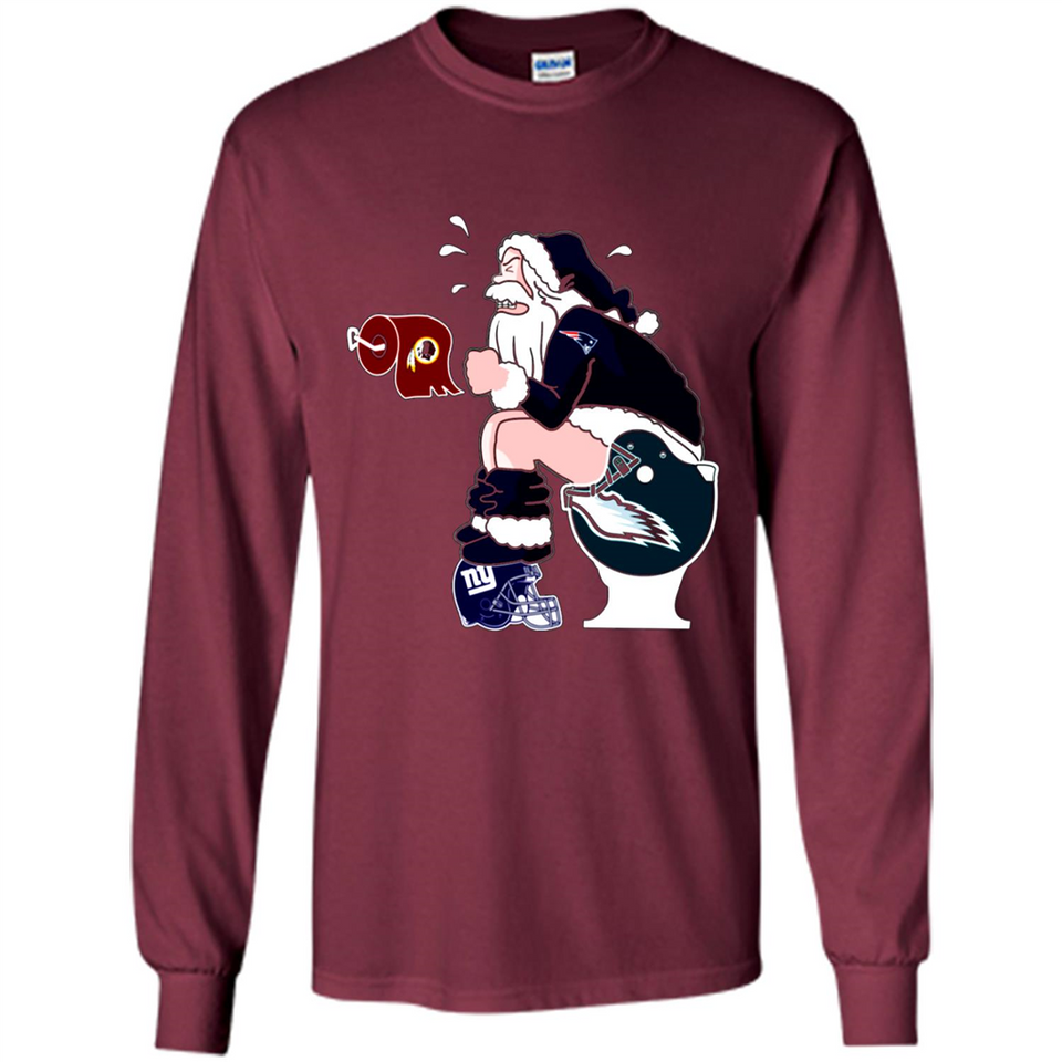 New England Patriots Toilet Santa Claus PINGPONG